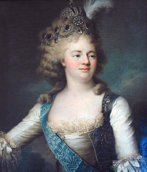 Jean Louis Voille Portrait of Grand Duchess Marie Fyodorovna